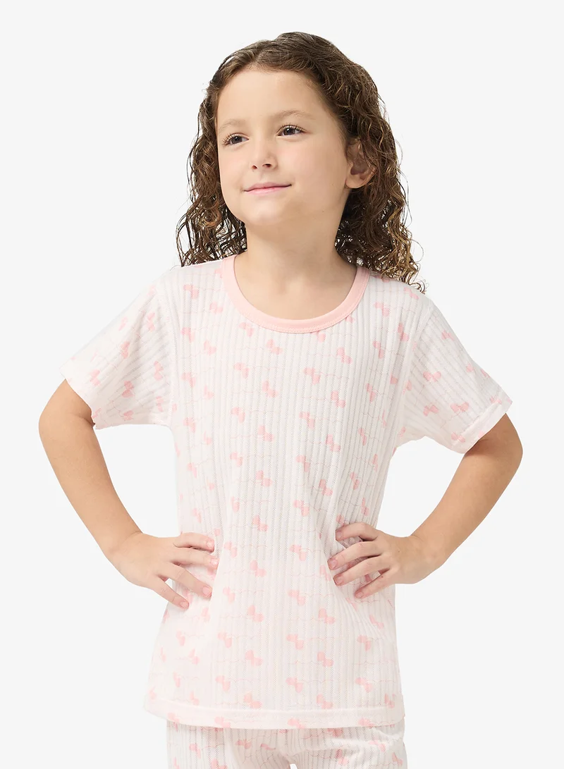 Pinata  Bow Print Short Pyjamas for Women | Best Price UAE